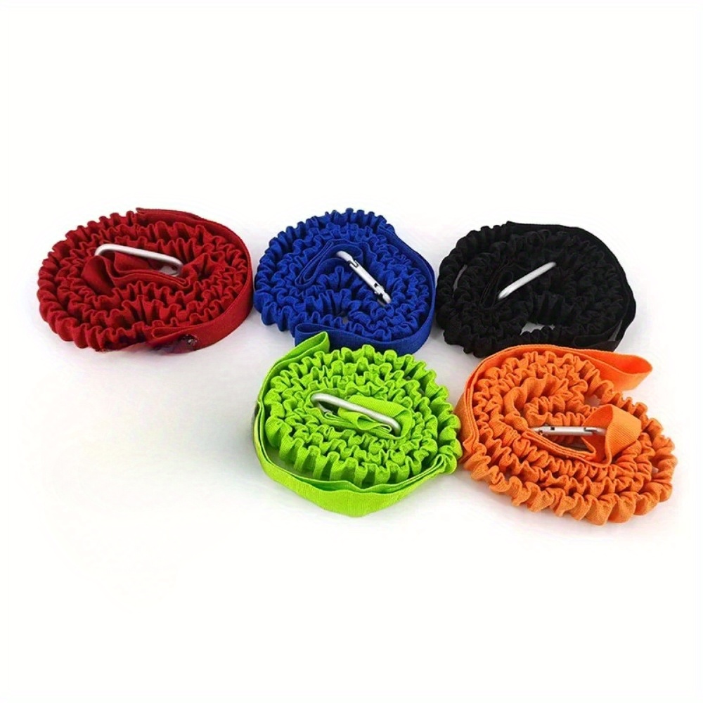 Fishing Kayak Paddle Leash - 1PC 調節可能な弾性カヤックパドルリーシュ安全フック釣竿コイル状ストラップコードタイロープ手漕ぎボートアクセサリー
