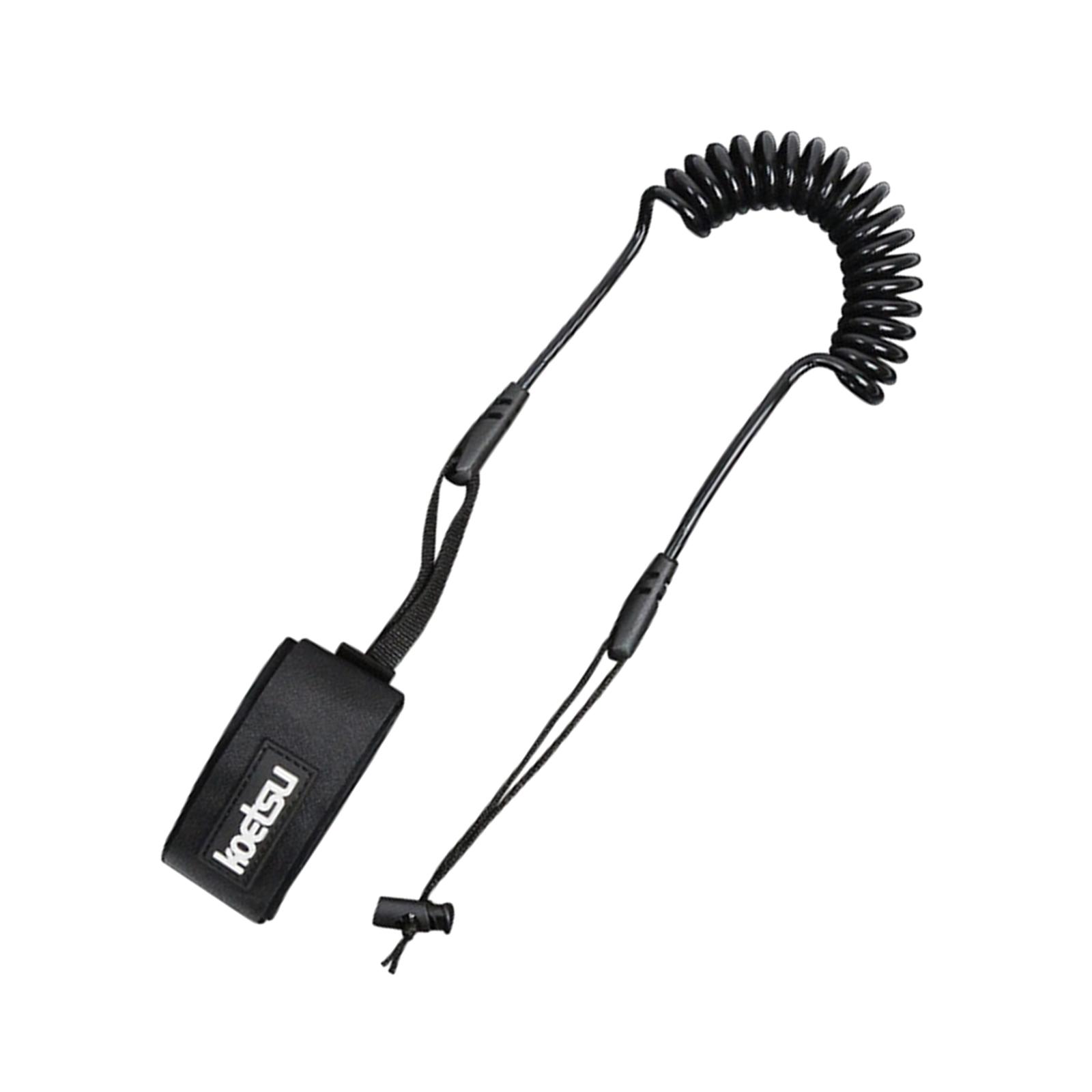 Fishing Kayak Paddle Leash - カヤックパドルリーシュ、コイル状カヤックパドルリストストラップ（釣り竿、カヌー用）