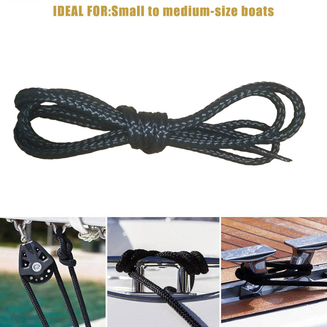 ナイロンダブル編組係留ラインドックラインボート埠頭アンカーロ - Fishing Kayak Anchor のレビューと価格