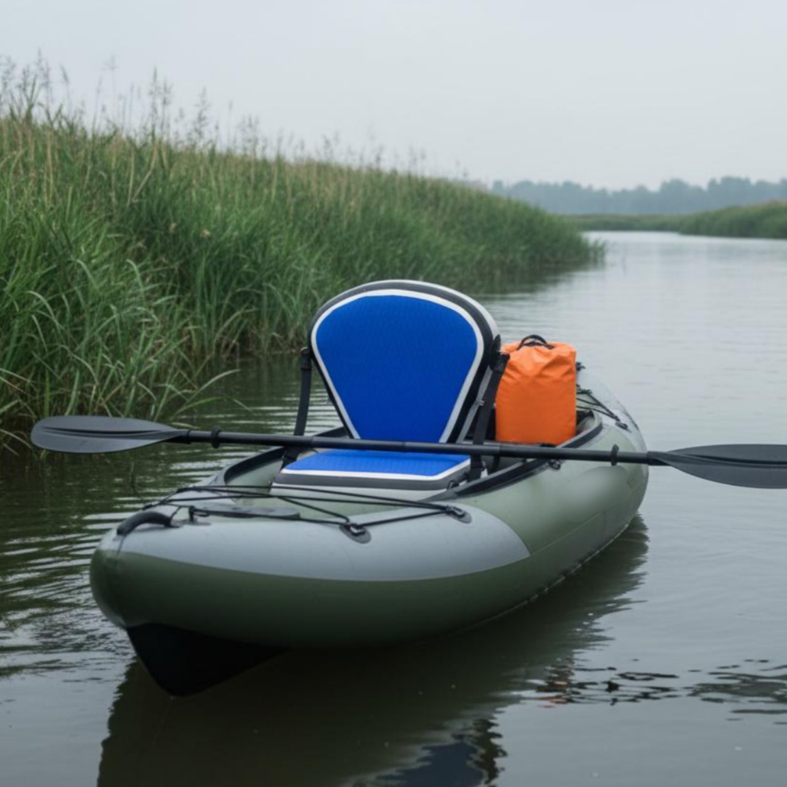 インフレータブルカヤックシートバックレストサポートインフレー - Fishing Kayak Seat のレビューと価格