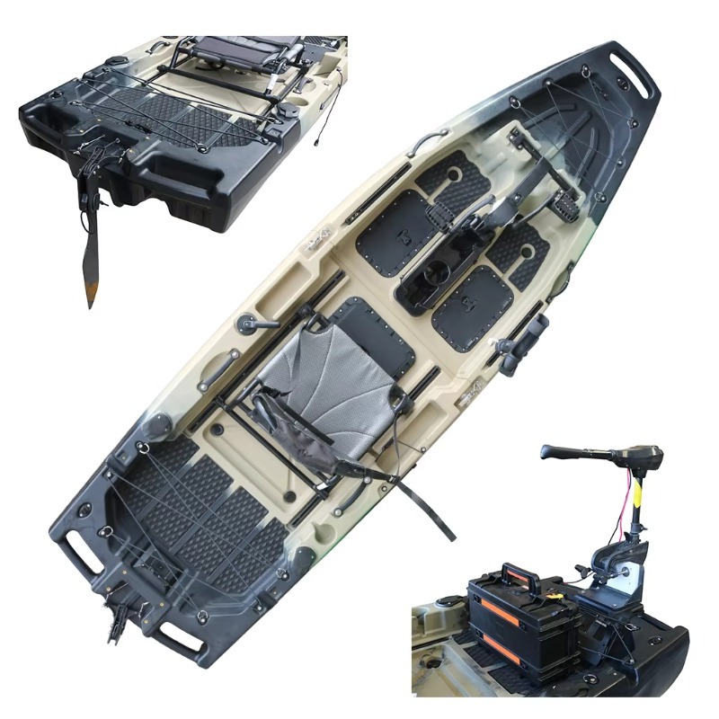 1人乗りHDPE/PE製シットオントップCE認証電動シーカヌ - Fishing Kayak Sit In のレビューと価格