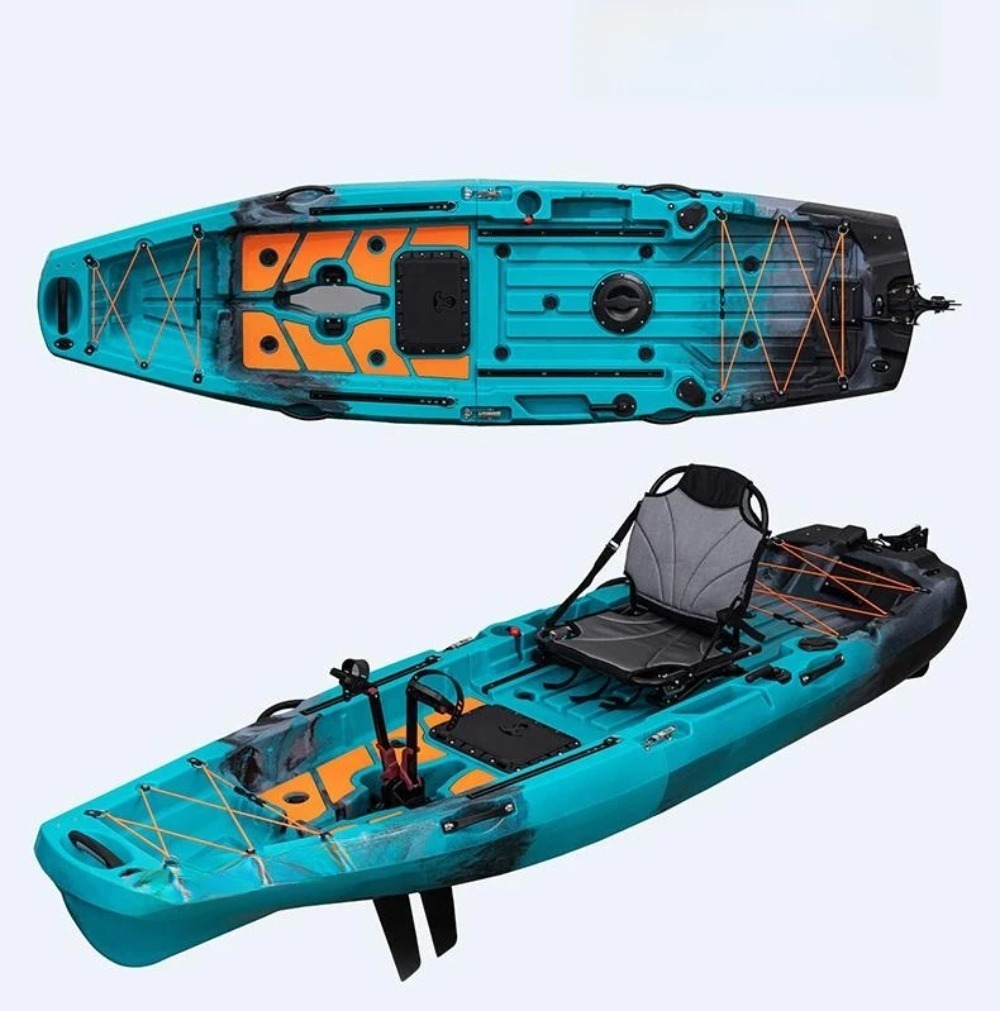 モジュール式カヤック、エンジン付きフィッシングボートカヌー、 - Fishing Kayak Paddle のレビューと価格